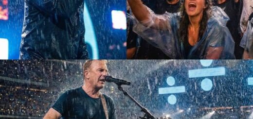 THE RAIN WASN’T MEANT TO BE PART OF THE SHOW, BUT KEVIN COSTNER QUIETLY LET IT CHANGE EVERYTHING